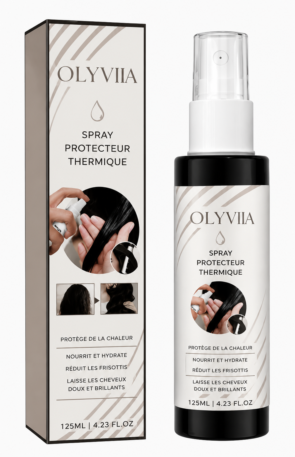 Spray protecteur de chaleur
